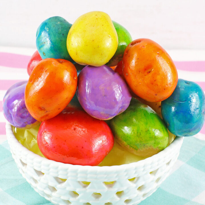 Easter Egg Dyed Potatoes