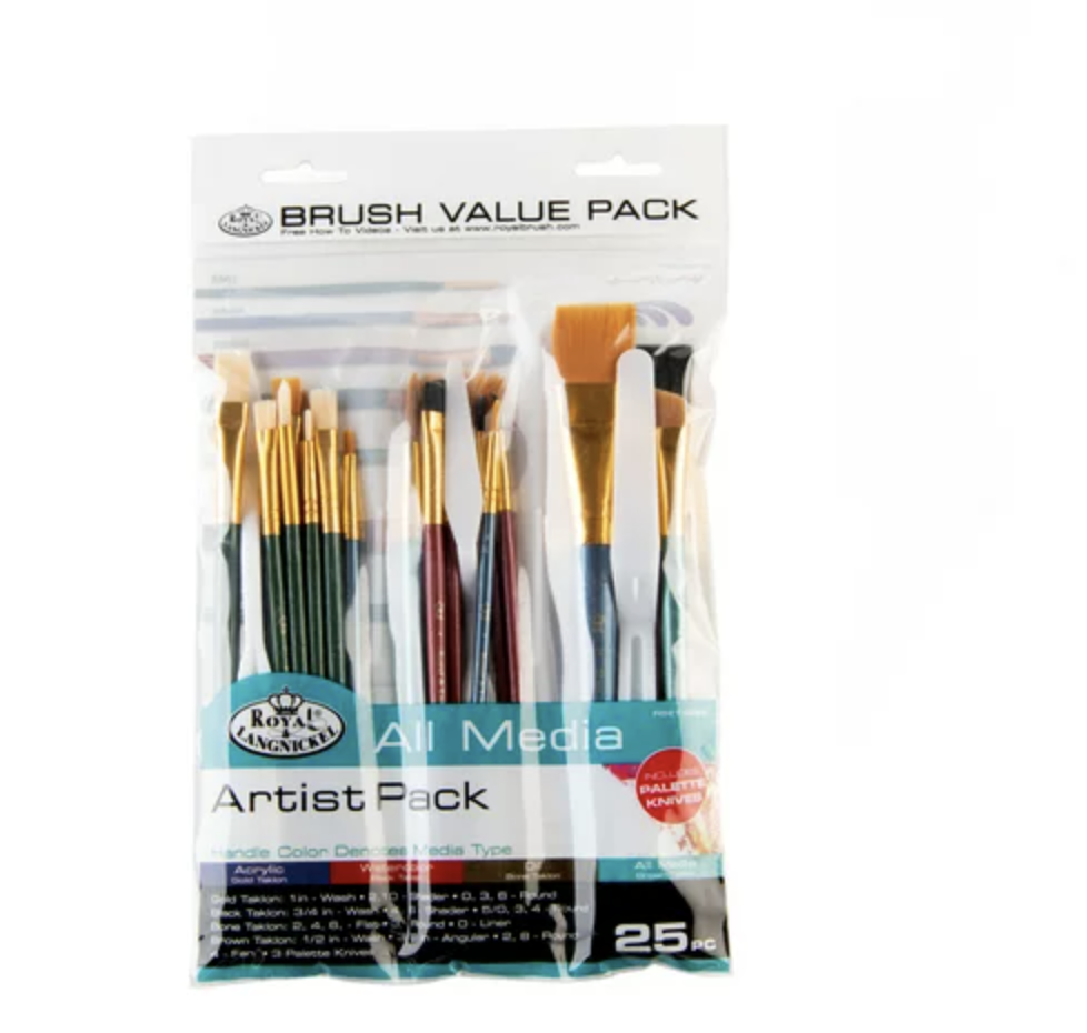 Royal & Langnickel Paint Brush Value Pack