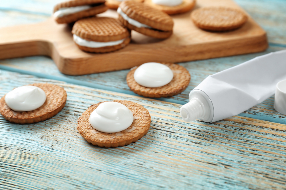 toothpaste inside cookies for fun april fools day prank