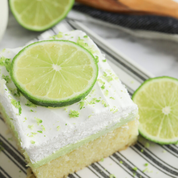 Key Lime Poke Cake