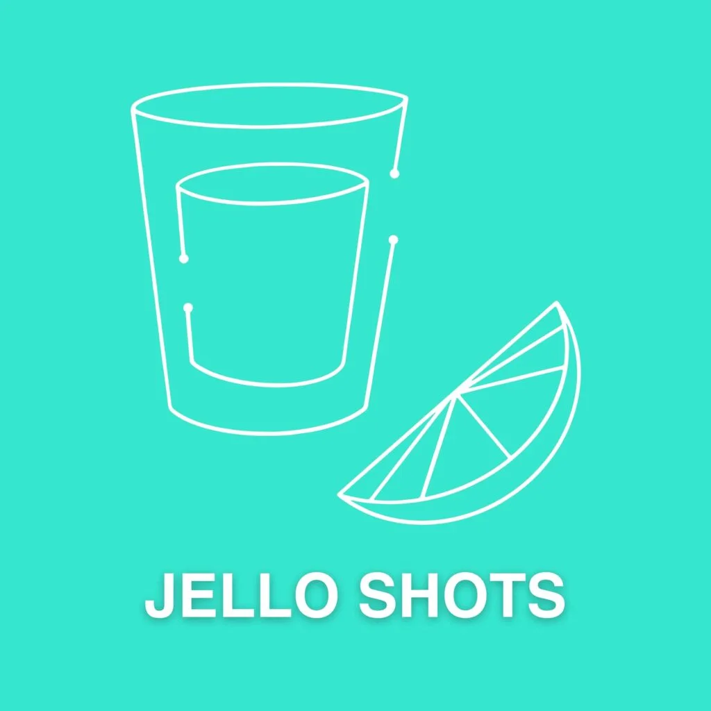 jello shots button