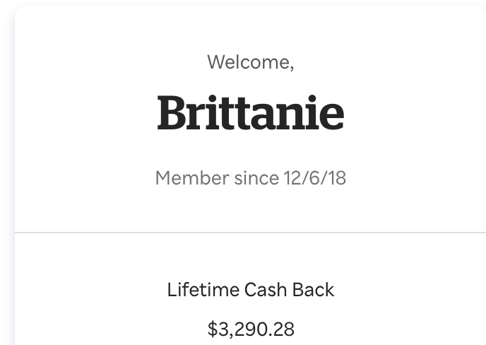 screenshot of earnings from affiliate account