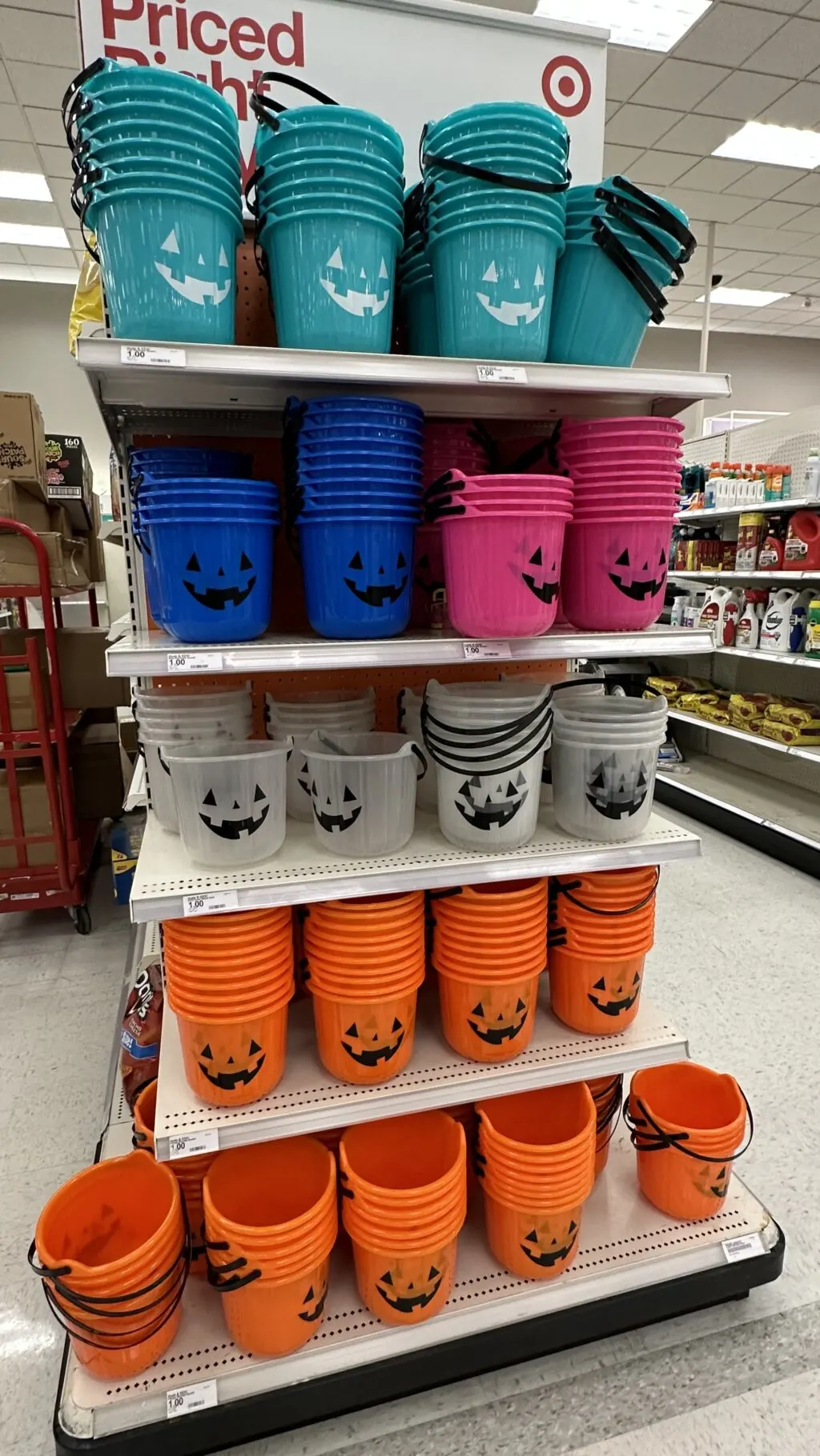 halloween candy buckets at target
