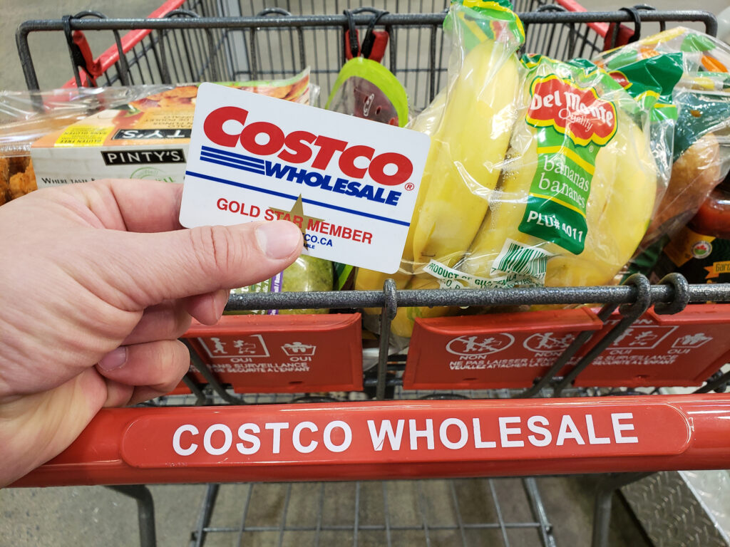 free costco groceries earned through trade-up program