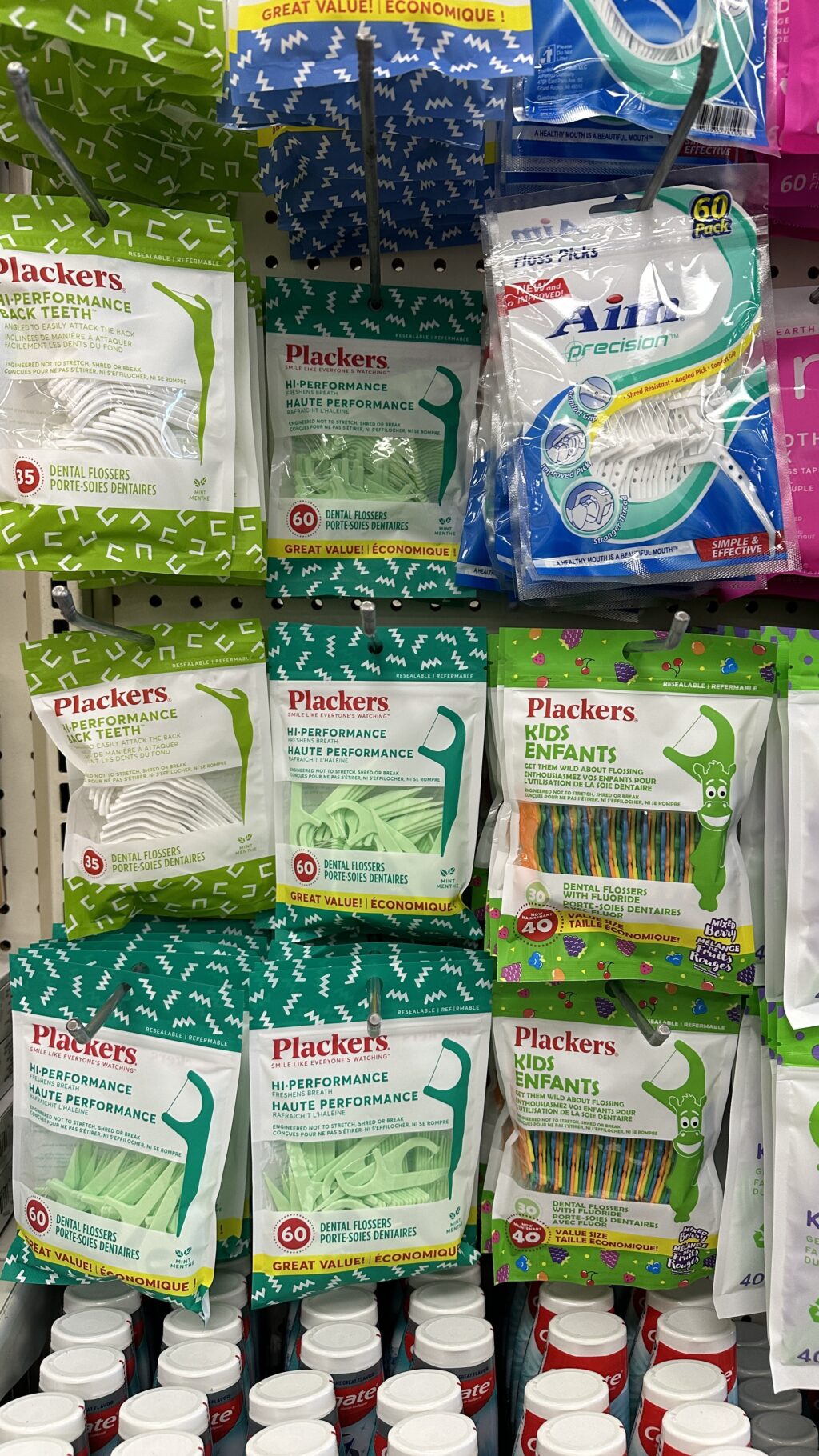 plackers flossers at dollar tree