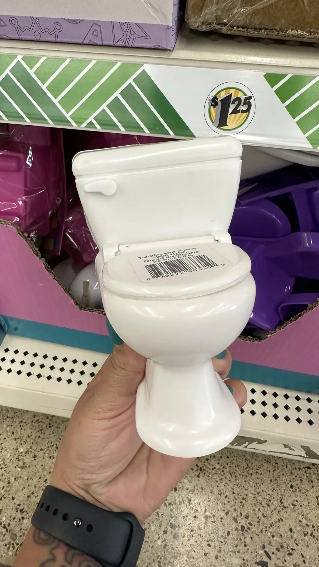mini toy toilet