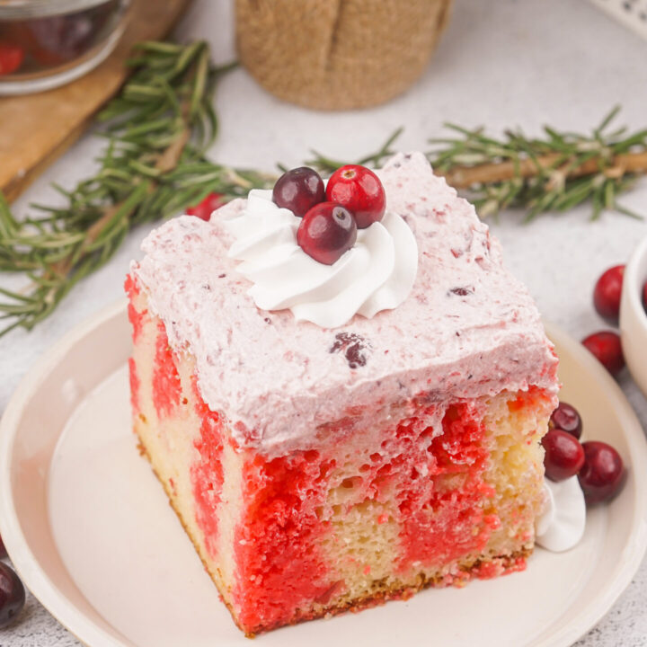 Cranberry Poke Cake