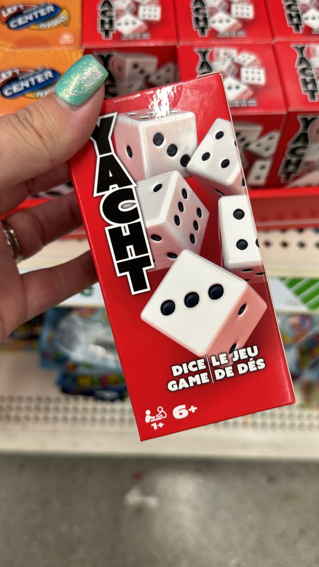 yacht dice game at dollar tree