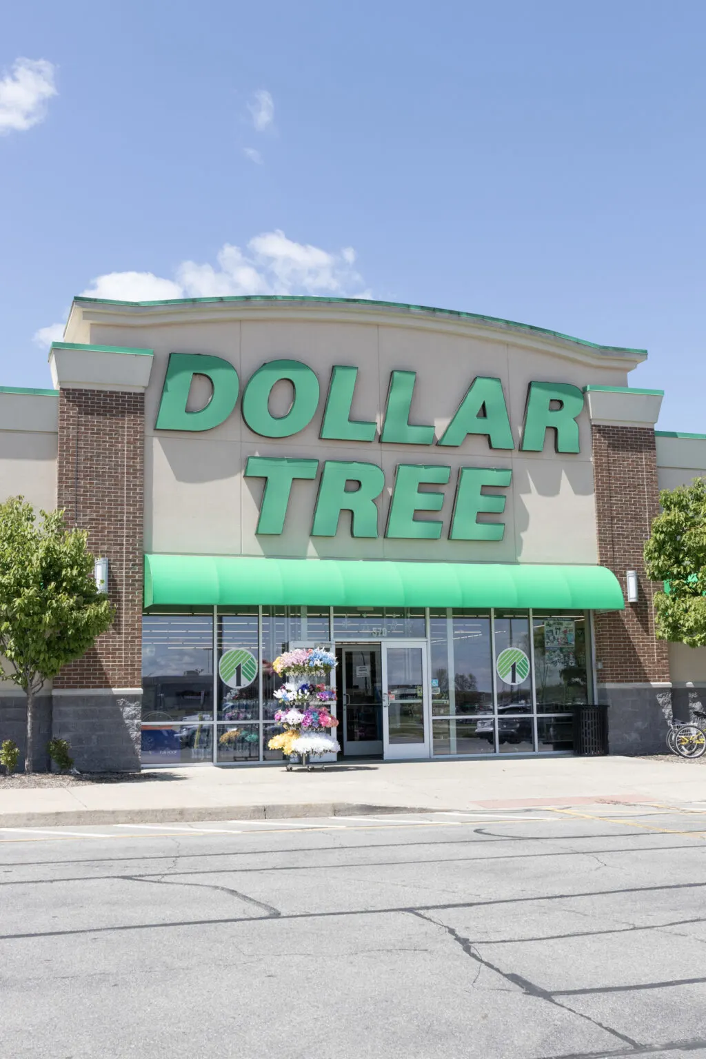 front of a dollar tree store