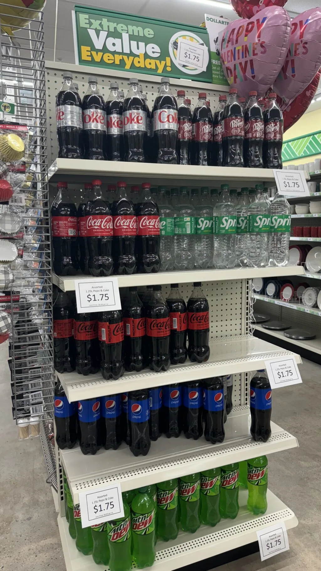 1-liter soda price increase at dollar tree