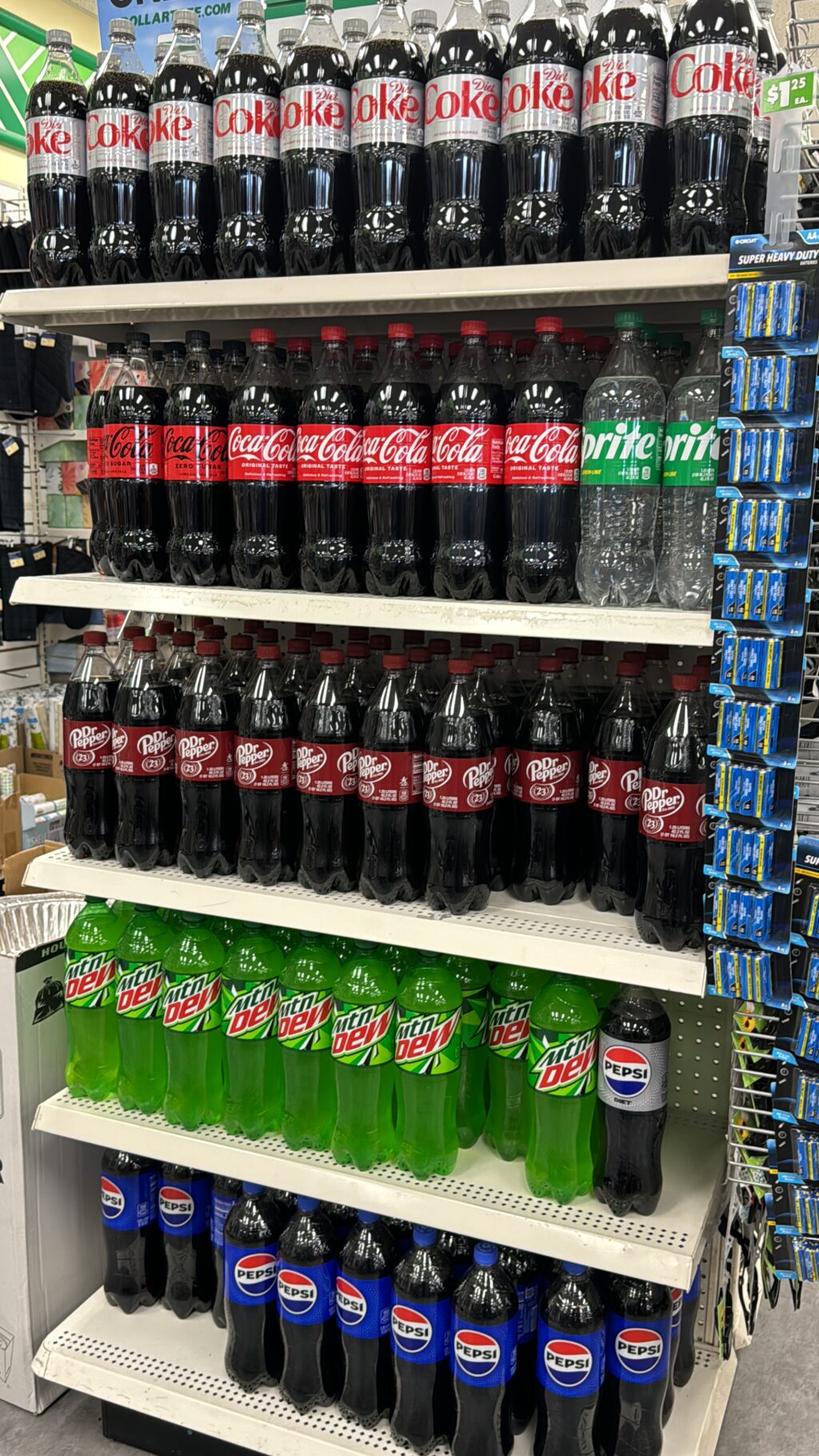 1-liter coke products at dollar tree